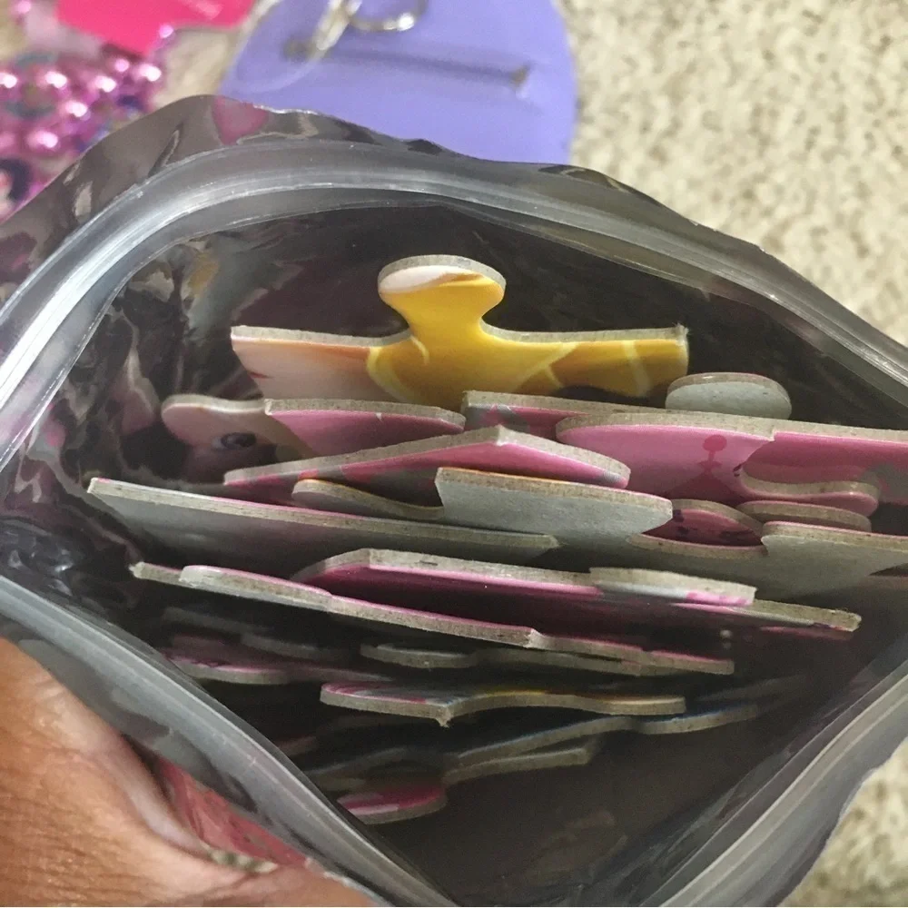 Disney Princess puzzle and coin purse. Birthday beads